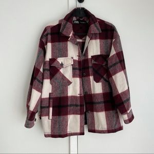 Zara Plaid Shacket